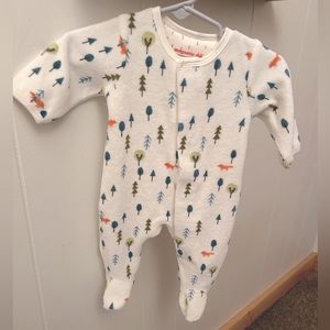 Magnetic Me Velour Forest Onesie